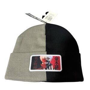 Tokyo Ghoul Spilt Gray and Black Beanie